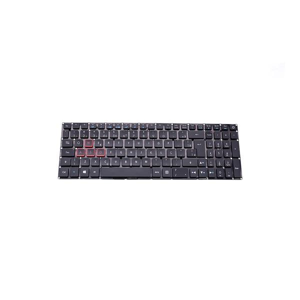 Imagem de Teclado para Notebook bringIT compatível com Acer Predator Helios VX 15 VX-5-591G N16C7  Preto ABNT2