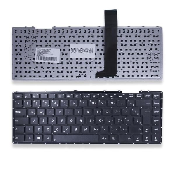 Imagem de Teclado para Notebook bringIT compatível com Asus X450C X450CA X450LD  Preto ABNT2