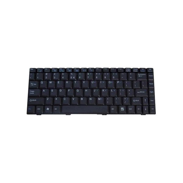 Imagem de Teclado para Notebook bringIT compatível com CCE Acteon N707  Preto Inglês