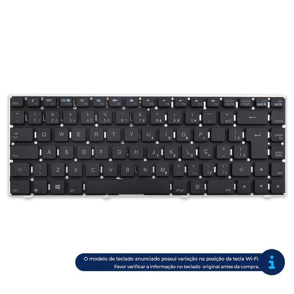 Imagem de Teclado para Notebook bringIT compatível com CCE Ultra Thin U25B ABNT2