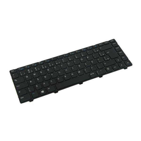 Imagem de Teclado para Notebook bringIT compatível com Dell Inspiron 14R-3421  Preto ABNT2 - Marca bringIT