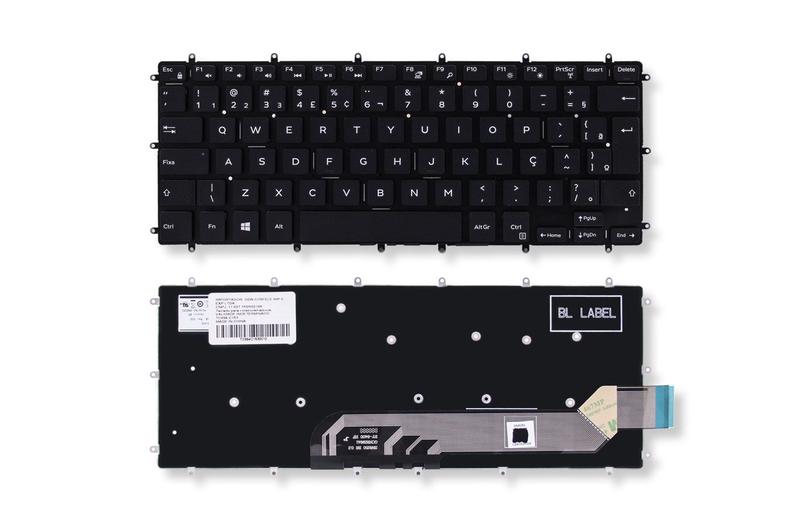 Imagem de Teclado para Notebook bringIT compatível com Dell Inspiron I14-7472-m30s ABNT2