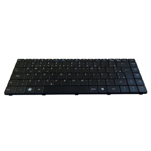 Imagem de Teclado para Notebook bringIT compatível com Gateway NV40  Preto ABNT2