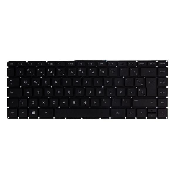 Imagem de Teclado para Notebook bringIT compatível com HP 14-AC107NA  Preto ABNT2