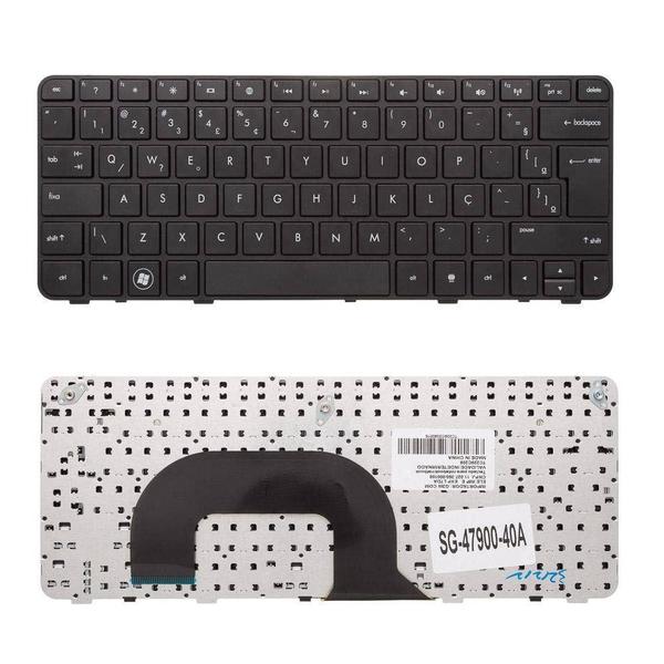 Imagem de Teclado para Notebook bringIT compatível com HP Pavilion DM1-4400  Preto ABNT2