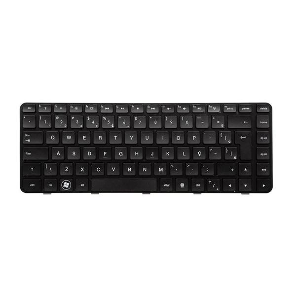 Imagem de Teclado para Notebook bringIT compatível com HP Pavilion DM4-1253CL  Preto ABNT2