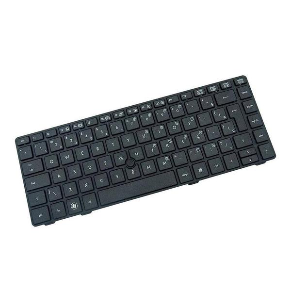 Imagem de Teclado para Notebook bringIT compatível com HP ProBook 6460B  Preto ABNT2