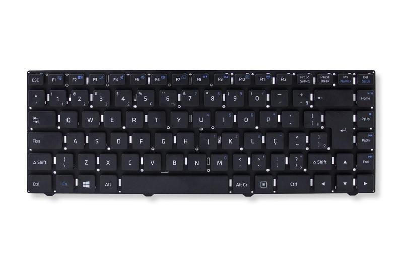 Imagem de Teclado para Notebook bringIT compatível com Itautec Part Number MP-11J78PA-F51KW  ABNT2