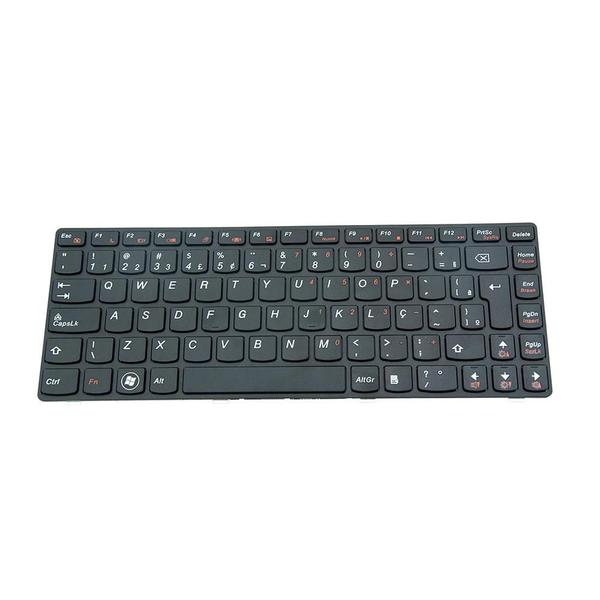 Imagem de Teclado para Notebook bringIT compatível com Lenovo B490  Preto ABNT2