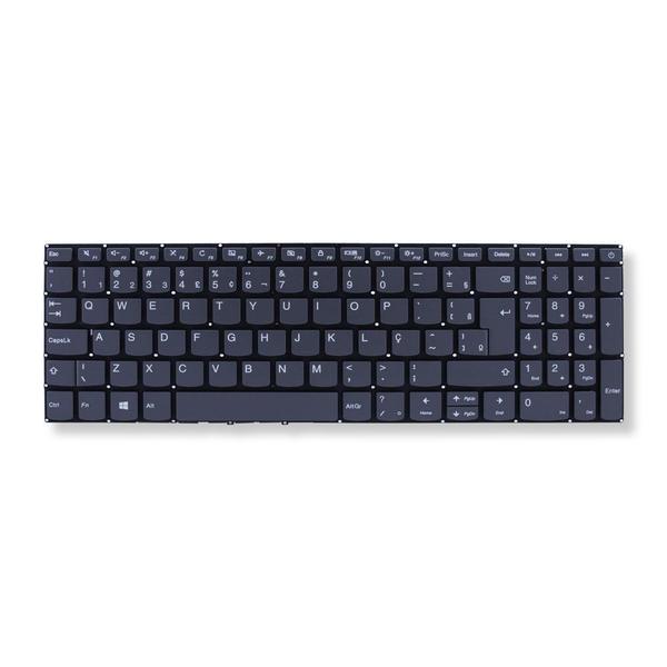 Imagem de Teclado para Notebook bringIT compatível com Lenovo Ideapad 520-15IKB  Grafite ABNT2