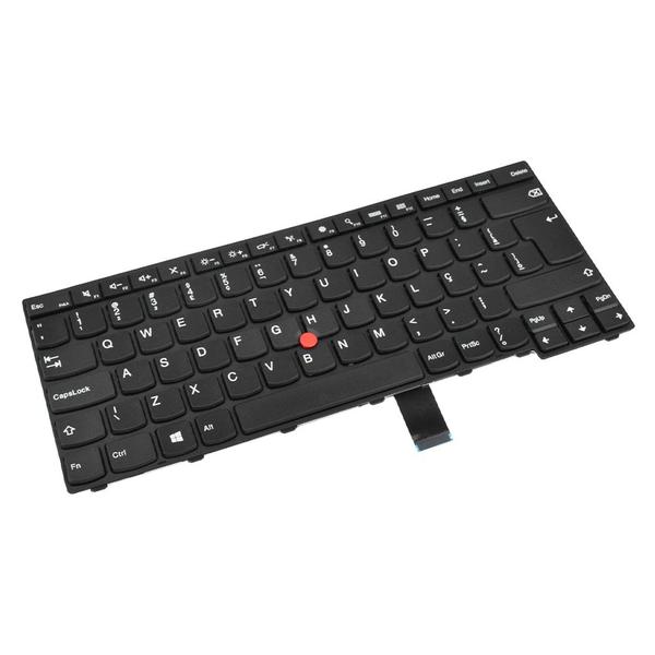 Imagem de Teclado para Notebook bringIT compatível com Lenovo ThinkPad T460  Preto ABNT2