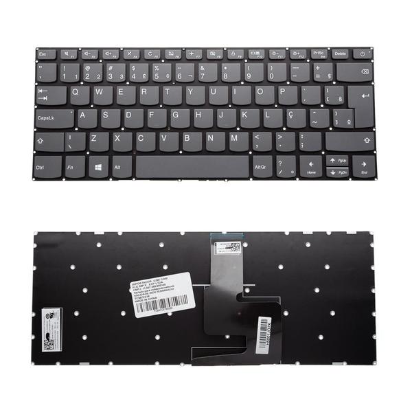 Imagem de Teclado para Notebook bringIT compatível com Lenovo V14 82ULS00400 ABNT2