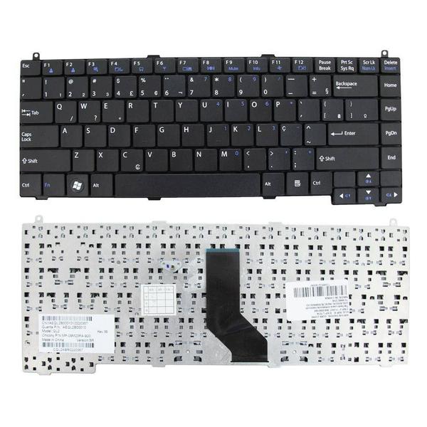 Imagem de Teclado para Notebook bringIT compatível com LG  RD410 ABNT2 - Enter Pequeno