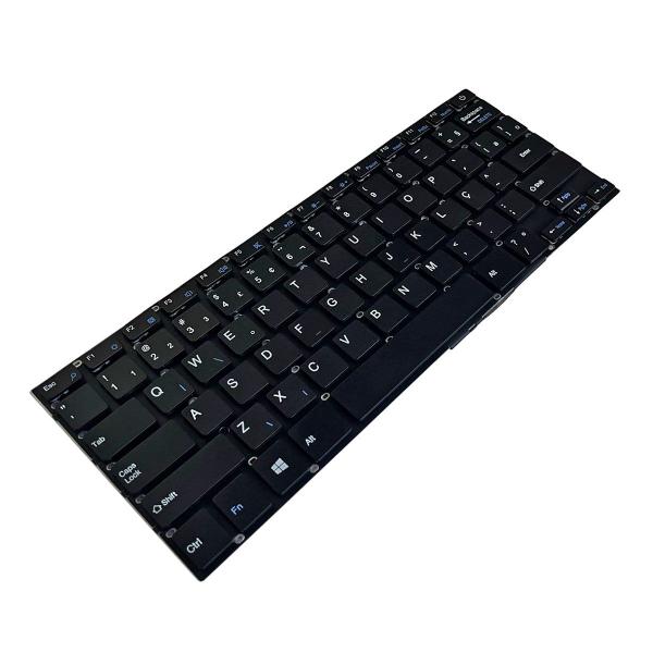 Imagem de Teclado para Notebook bringIT compatível com Multilaser Legacy PC101 ABNT2