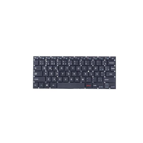 Imagem de Teclado para Notebook bringIT compatível com Multilaser PC133 ABNT2