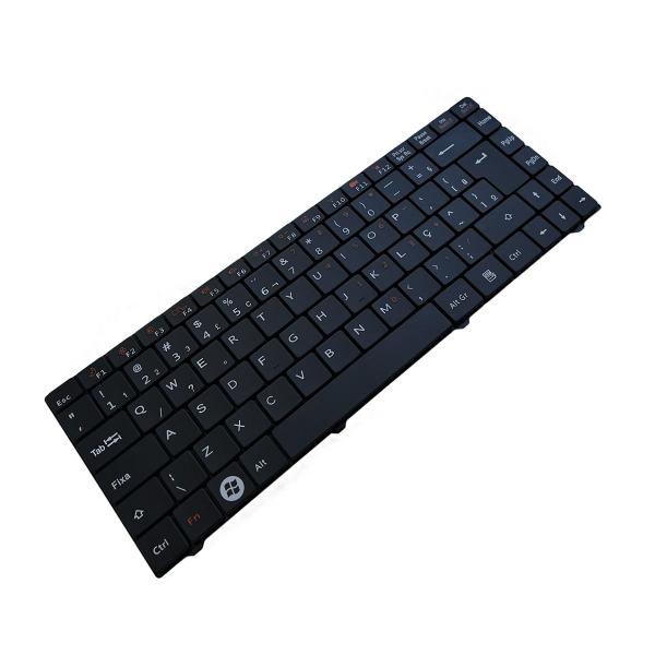 Imagem de Teclado para Notebook bringIT compatível com Positivo Aureum 3500  Preto ABNT2