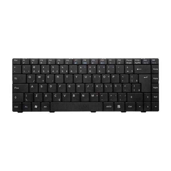 Imagem de Teclado para Notebook bringIT compatível com Positivo Master NR100 ABNT2 