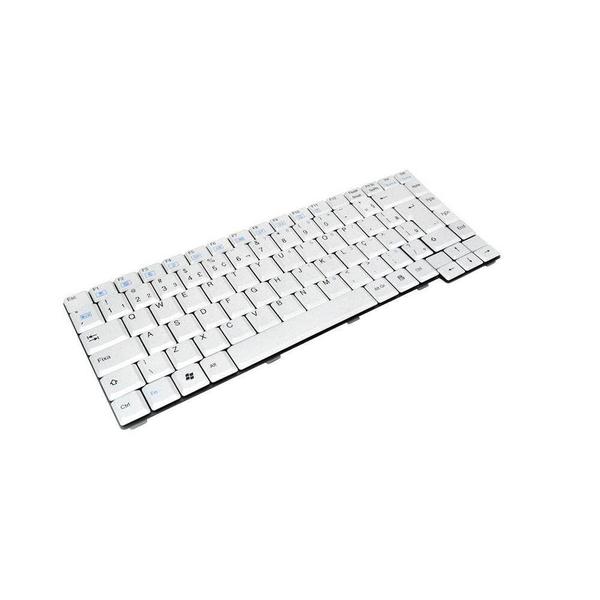 Imagem de Teclado para Notebook bringIT compatível com Positivo Premium P237S  Branco ABNT2