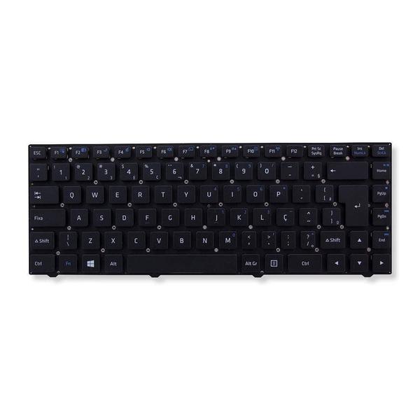 Imagem de Teclado para Notebook bringIT compatível com Positivo  S6060 ABNT2