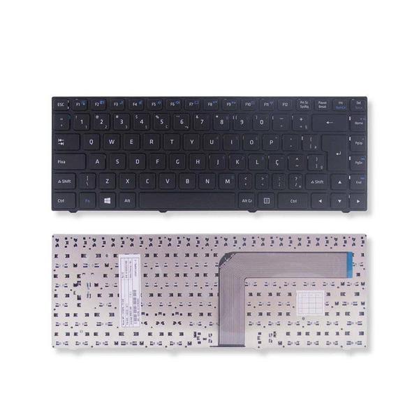 Imagem de Teclado para Notebook bringIT compatível com Positivo Stilo XRI3150 ABNT2