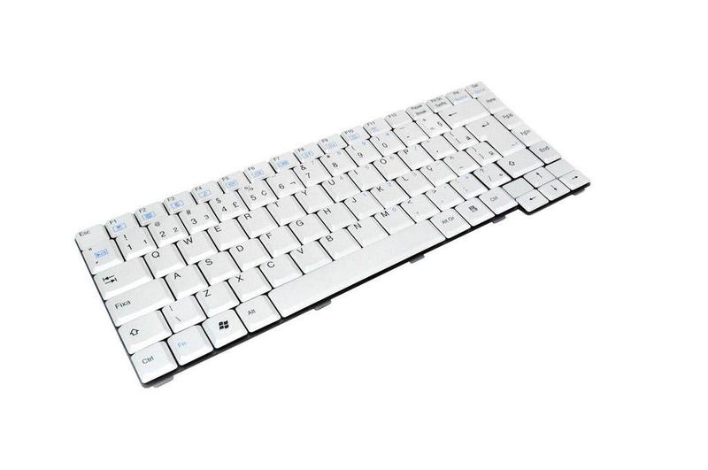 Imagem de Teclado para Notebook bringIT compatível com Samsung Flash NP530XBB-AD1BR  Branco ABNT2