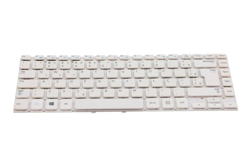 Imagem de Teclado para Notebook bringIT compatível com Samsung NP270E4E-KDABR  Branco ABNT2