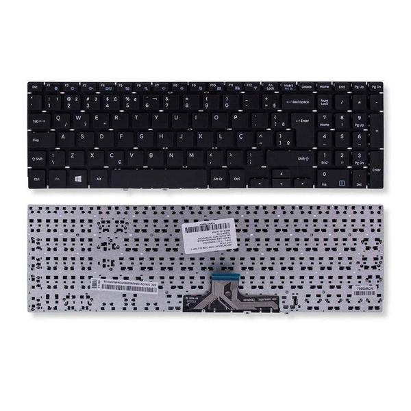 Imagem de Teclado para Notebook bringIT compatível com Samsung NP270E5U ABNT2