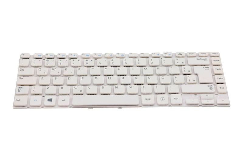 Imagem de Teclado para Notebook bringIT compatível com Samsung NP355V4X  Branco ABNT2