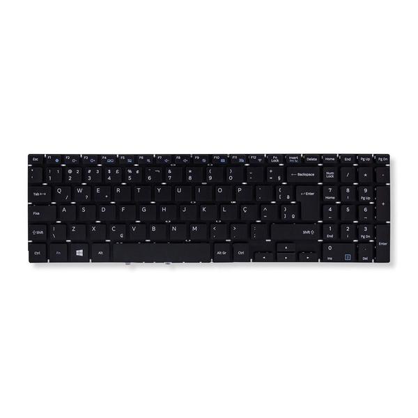 Imagem de Teclado para Notebook bringIT compatível com Samsung Part Number Np300e5l Np300esk Np350xaa Np300e5k Np300e5m ABNT2