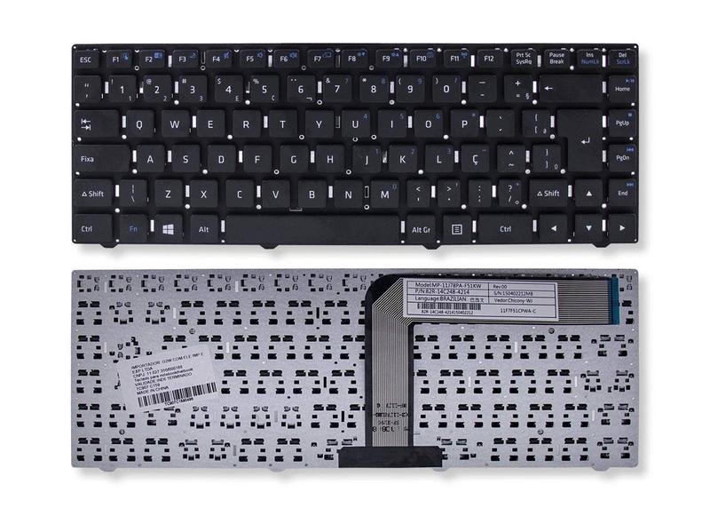 Imagem de Teclado para Notebook bringIT compatível com  Sony Vaio C14 Vjc141f11x-b0111l Mp-11j78pa-f5167