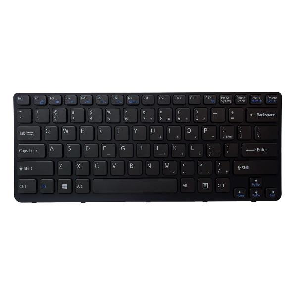 Imagem de Teclado para Notebook bringIT compatível com Sony Vaio SVE14114FXW Inglês Internacional - US