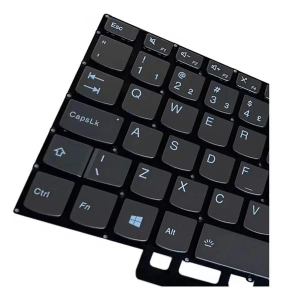 Imagem de Teclado Para Notebook Lenovo IdeaPad 330S-15IKB 330S-15ARR 330S-15AST 81F5 81GC 81JN 81JT, Cor Preto