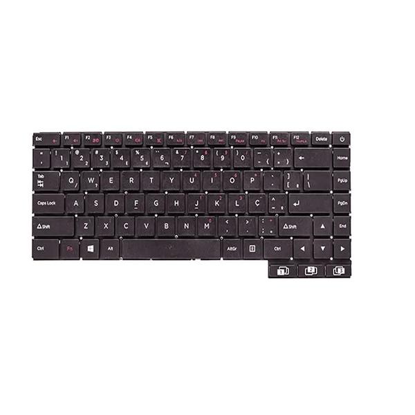 Imagem de Teclado Para Notebook Positivo Motion C4128D Motion C4500D Motion C45TD, Abnt2 BR, Cor Preto