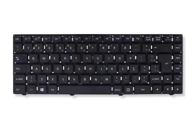 Imagem de Teclado Para Notebook Positivo Stilo One Xc3620 Xc3630 Xc3650 Xc3634 Com Abnt2 BR Ç