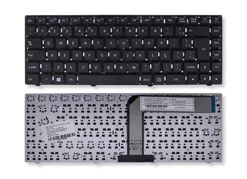 Imagem de Teclado Para Notebook Positivo Stilo One Xc3620 Xc3630 Xc3650 Xc3634 Com Abnt2 BR Ç