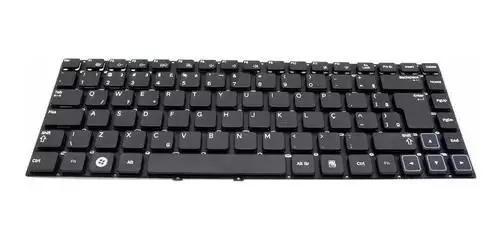 Imagem de TECLADO PARA NOTEBOOK SAMSUNG 300e E4a-a02jm ABNT2 BR COM Ç COR PRETO COM MOLDURA