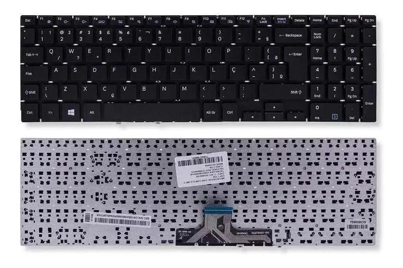 Imagem de Teclado Para Notebook Samsung Essentials E30 Np350xaa-kf4br, Cor Preto