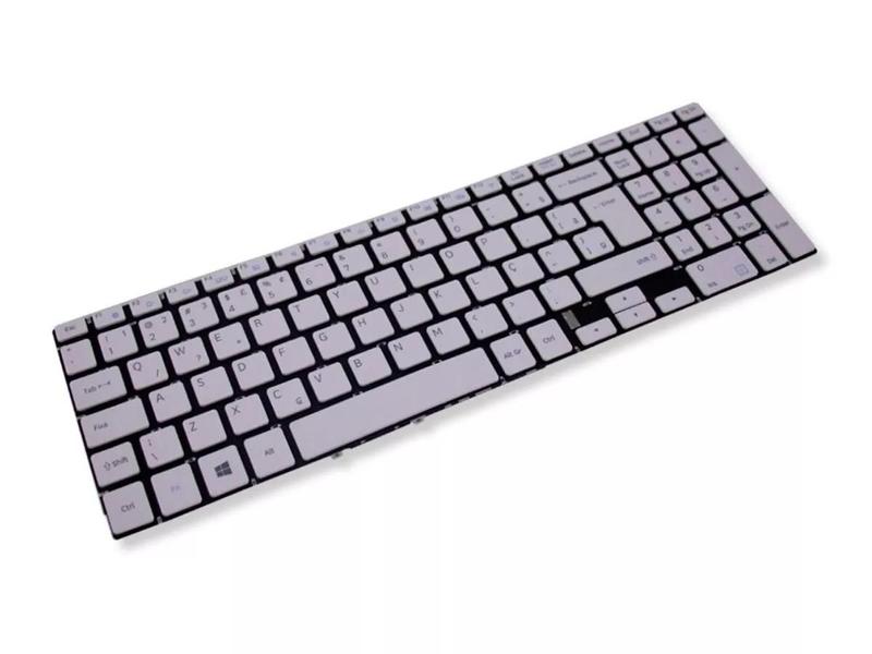 Imagem de Teclado Para Notebook Samsung Np300e5m Np300e5k Np300e5l Expert X41, Cor Branco