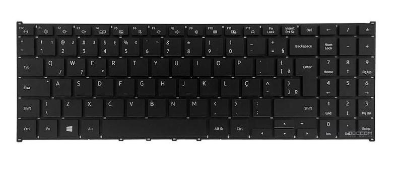 Imagem de Teclado para Notebook Samsung NP550XED-KT4BR  Preto ABNT2