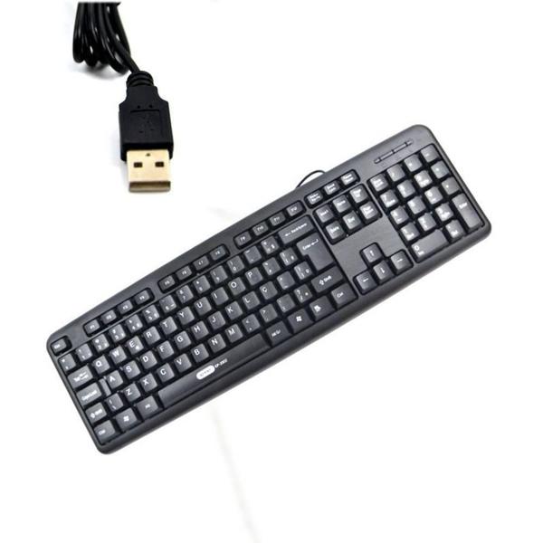 Imagem de Teclado Para Pc Ou Notebook Com Fio Abnt2 Knup