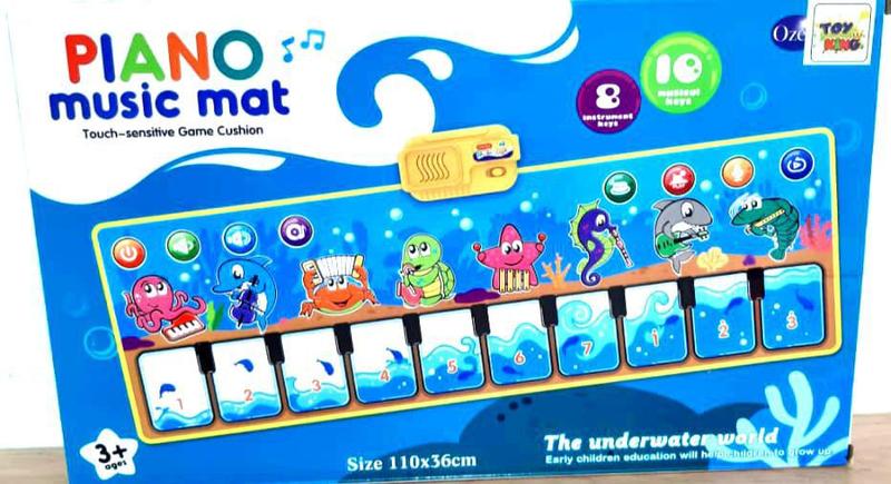 Teclado Piano Infantil Tapete Musical Mat Piano Para Criança - DM TOYS Imagem de Teclado Piano Infantil Tapete Musical Mat Piano Para Criança