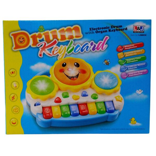 Imagem de Teclado Piano Musical Bebê Brinquedo Infantil Divertido Drum