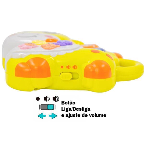 Imagem de Teclado Piano Musical Bebê Brinquedo Infantil Girafa