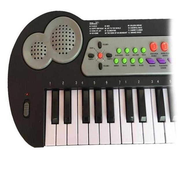 Imagem de Teclado Piano Musical C/ 37 Teclas E Microfone - Well Kids