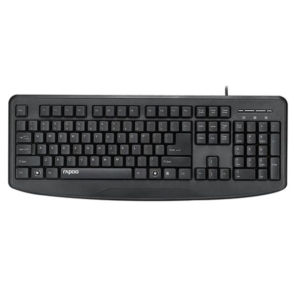 Imagem de Teclado Rapoo NK2500 Wired - Preto