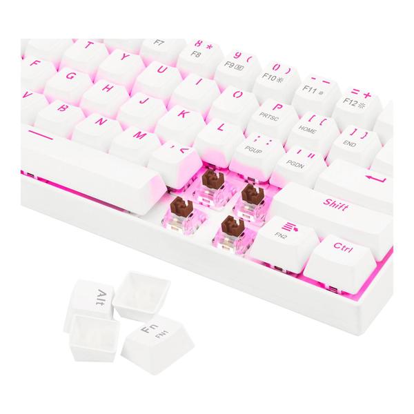 Imagem de Teclado Redragon Dragonborn K630W - Branco (Usa)