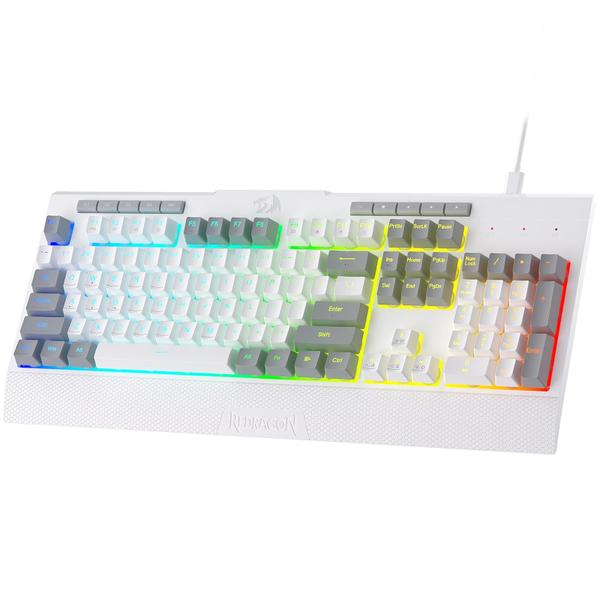 Teclado Redragon K525 RGB de membrana com fio para jogos com teclas macro