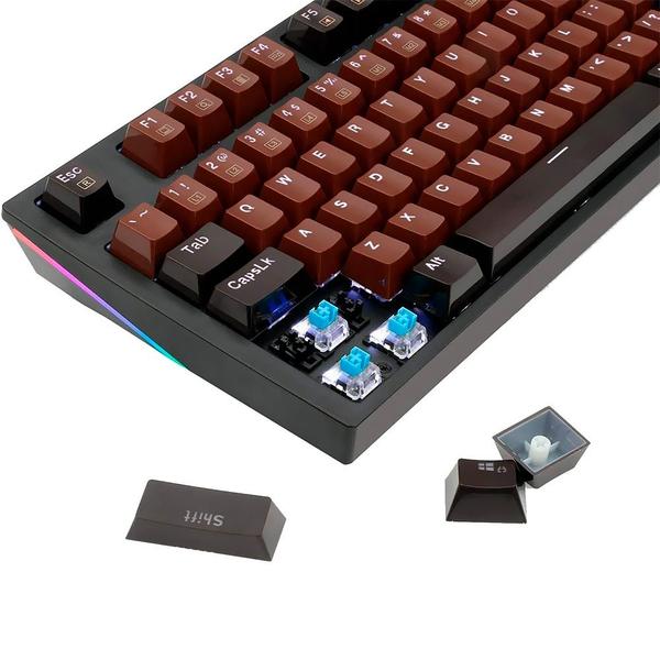 Imagem de Teclado Redragon K592 Amsa RGB USB Usa Preto