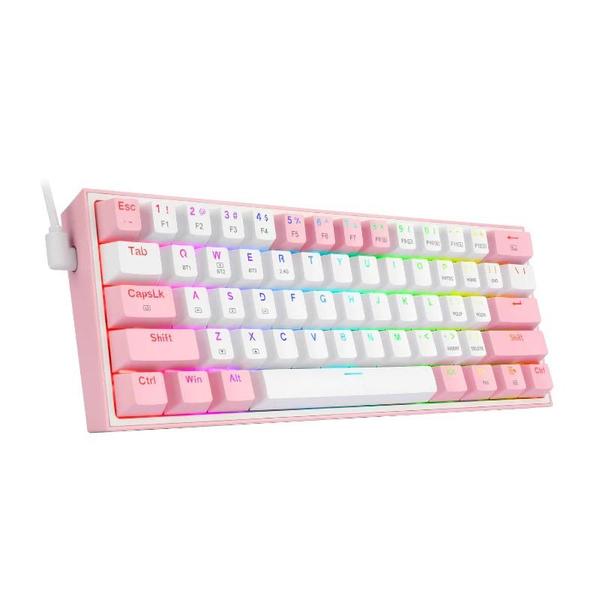 Imagem de Teclado Redragon K616-RGB Fizz Pro BT/Wifi Whi/Pin