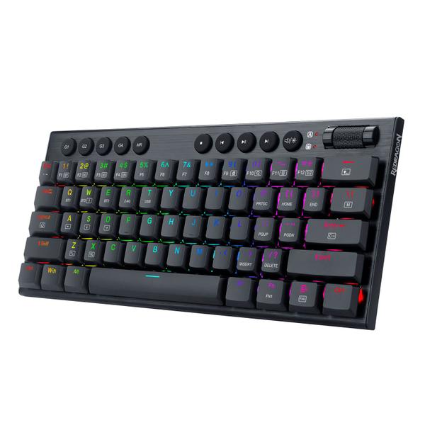 Imagem de Teclado Redragon K623-RGB Horus Mini / com Fio - Preto (Usa - Red)